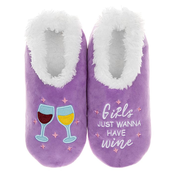 Snoozies 2025 wine slippers