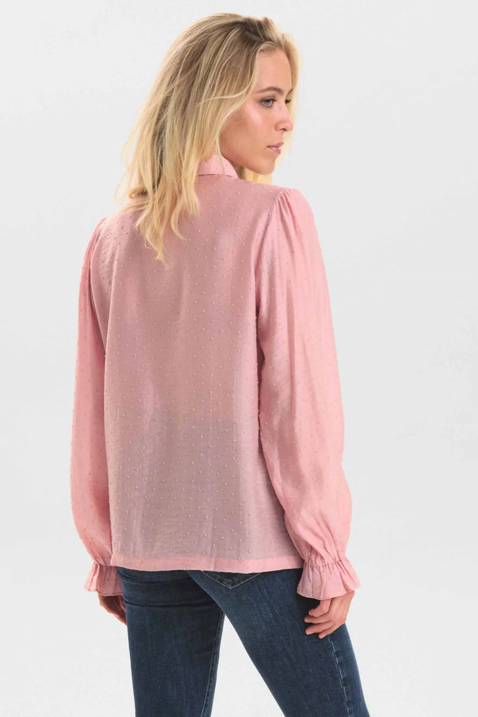 soft pink shirt