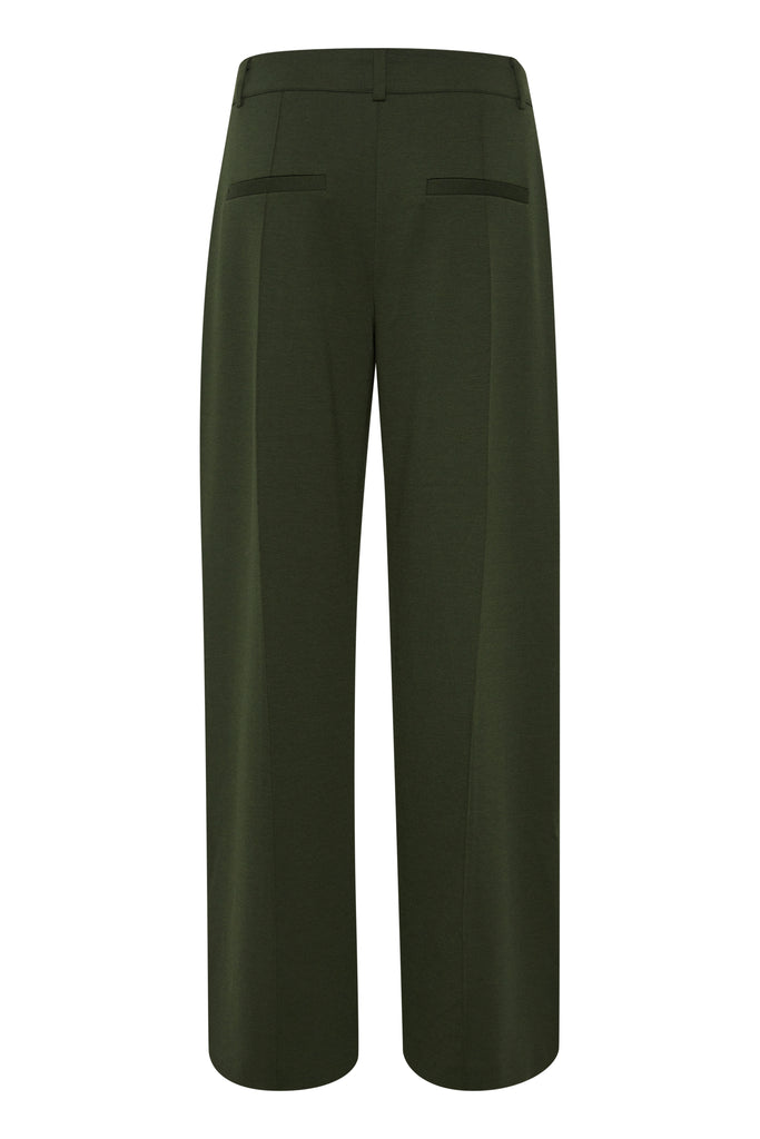 Wide Leg Casual Trousers